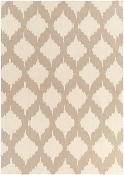 Alfombra de lana hecha a mano Frontier FT-513 de 8' x 11'