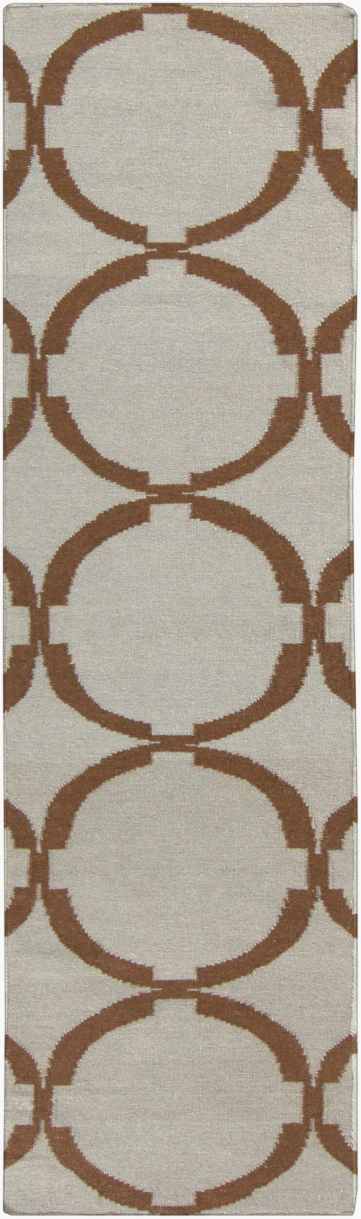 Alfombra de lana hecha a mano Frontier FT-522 de 2,4 m