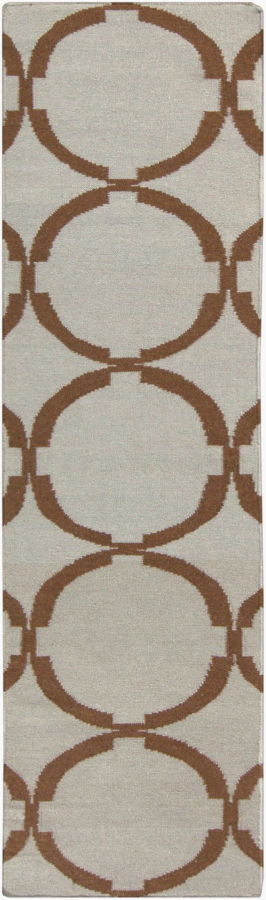 Alfombra de lana hecha a mano Frontier FT-522 de 2,4 m