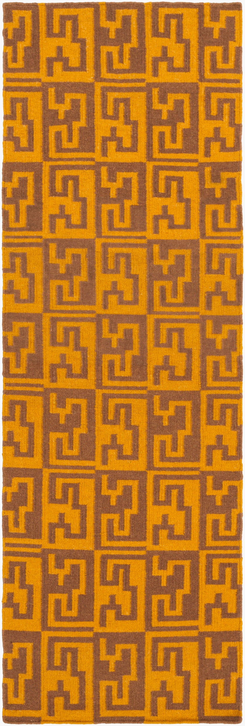 Alfombra de lana hecha a mano Frontier FT-525 de 2,4 m