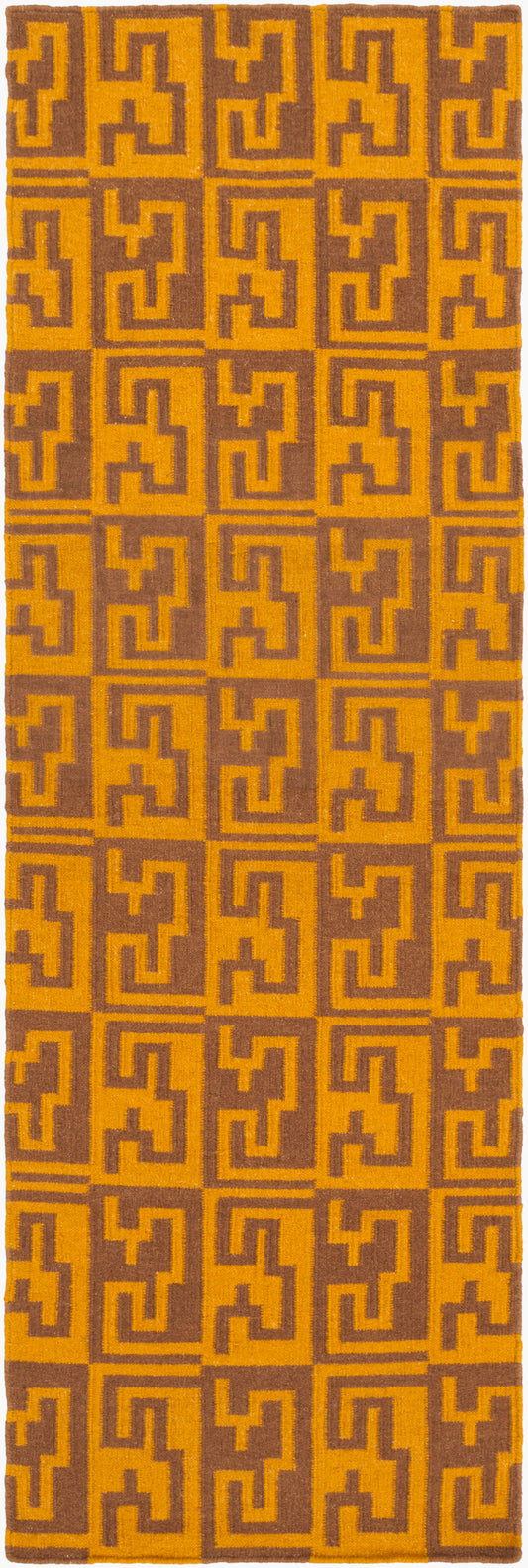Alfombra de lana hecha a mano Frontier FT-525 de 2,4 m