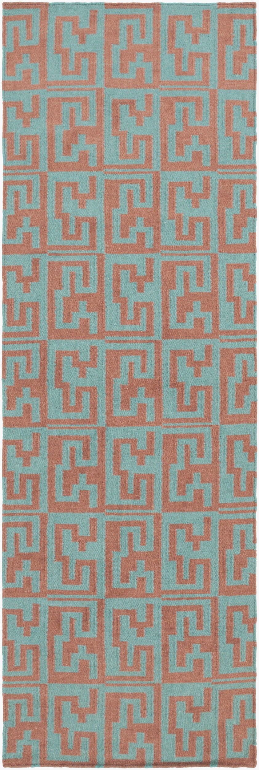 Alfombra de lana hecha a mano Frontier FT-526 de 2,4 m