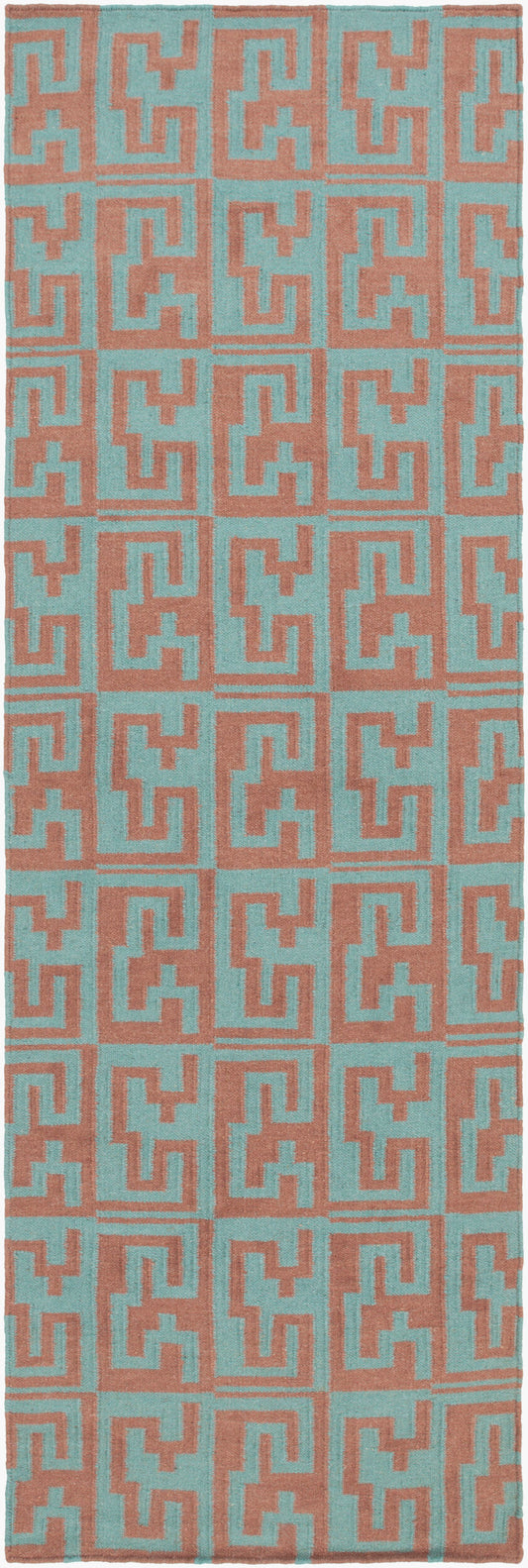Alfombra de lana hecha a mano Frontier FT-526 de 2,4 m