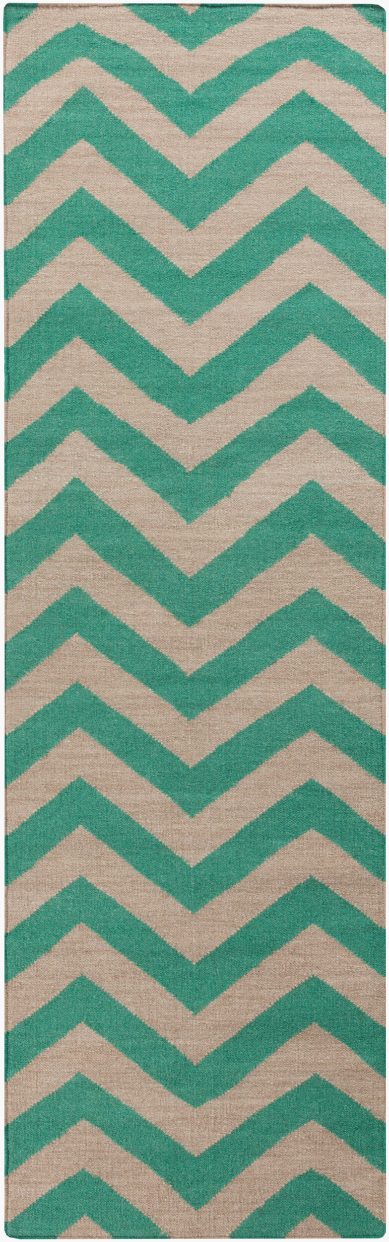 Alfombra de lana hecha a mano Frontier FT-536 de 2,4 m