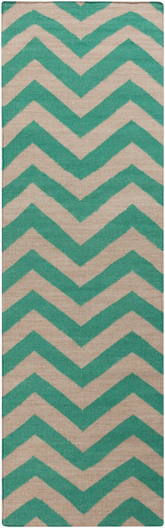 Alfombra de lana hecha a mano Frontier FT-536 de 2,4 m