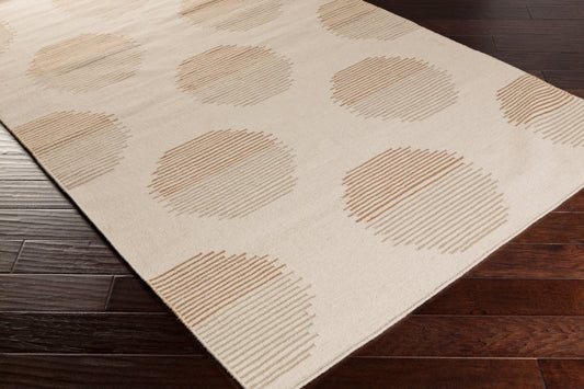 Alfombra decorativa de lana hecha a mano Frontier FT-543 de 3' x 5'