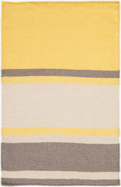 Alfombra decorativa de lana hecha a mano Frontier FT-569 de 2' x 3'