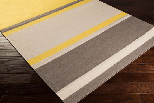 Alfombra decorativa de lana hecha a mano Frontier FT-569 de 2' x 3'