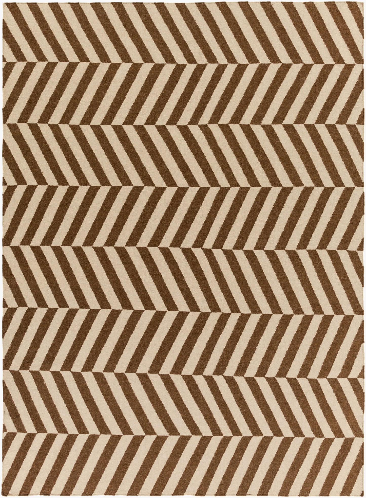 Alfombra de lana hecha a mano Frontier FT-577 de 8' x 11'