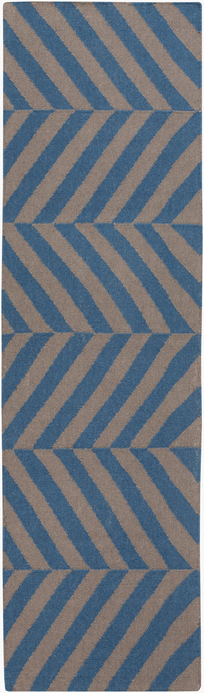 Alfombra de lana hecha a mano Frontier FT-583 de 2,4 m