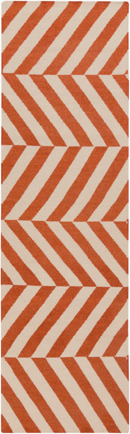 Alfombra de lana hecha a mano Frontier FT-584 de 2,4 m