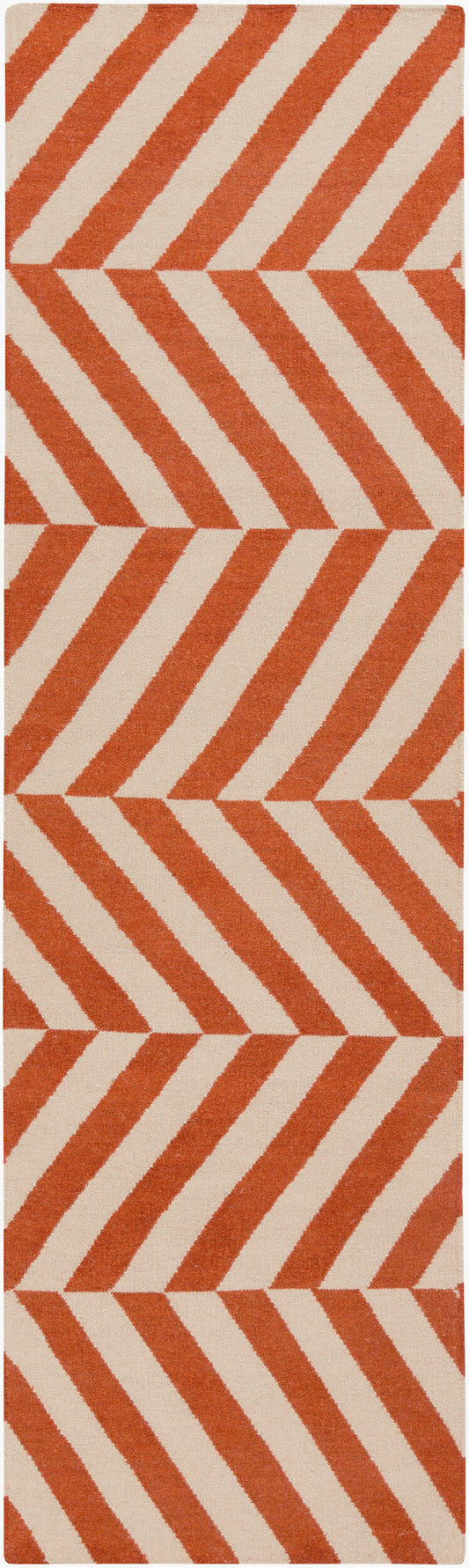 Alfombra de lana hecha a mano Frontier FT-584 de 2,4 m