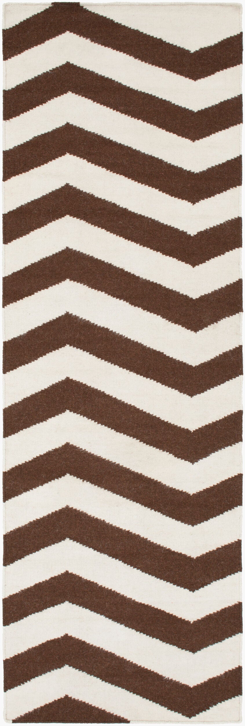 Alfombra de lana hecha a mano Frontier FT-588 de 8 pies
