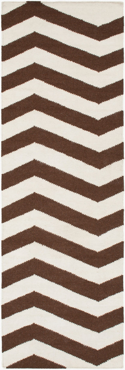 Alfombra de lana hecha a mano Frontier FT-588 de 8 pies
