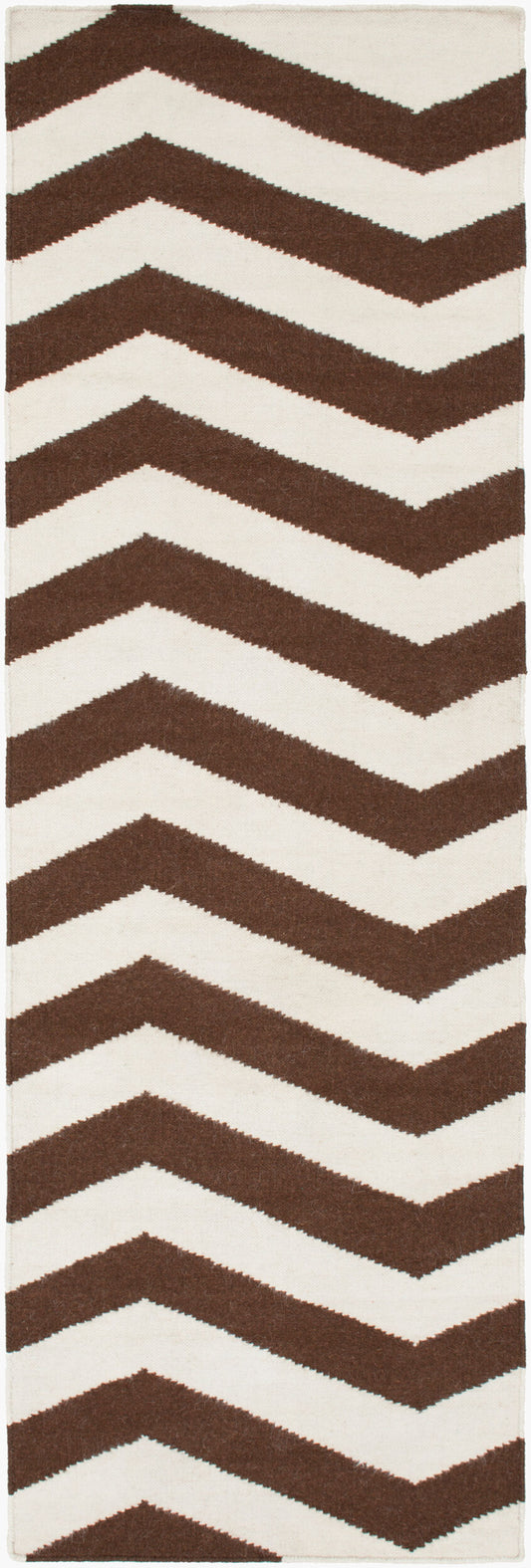 Alfombra de lana hecha a mano Frontier FT-588 de 8 pies