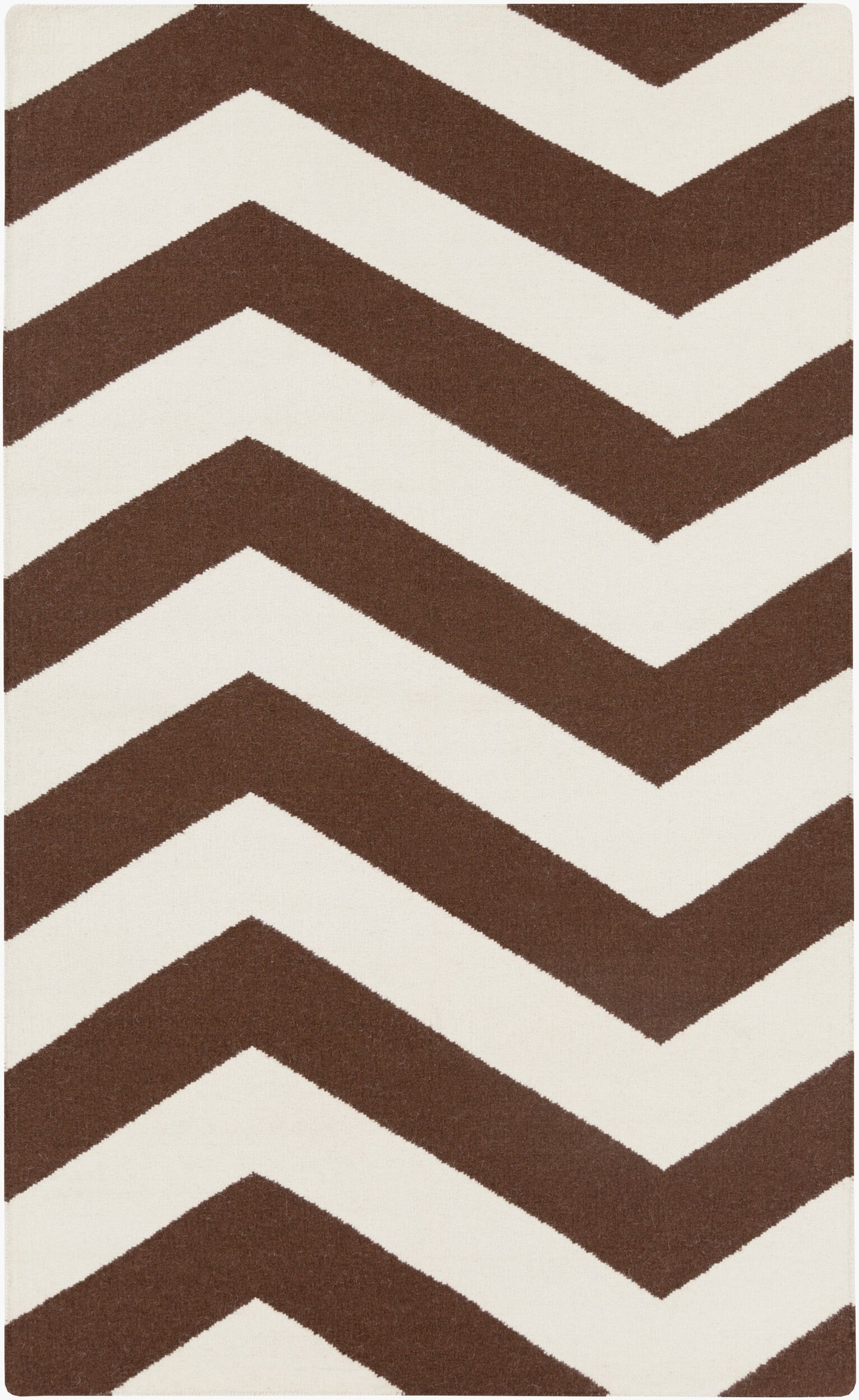 Alfombra decorativa de lana hecha a mano Frontier FT-588 de 3' x 5'