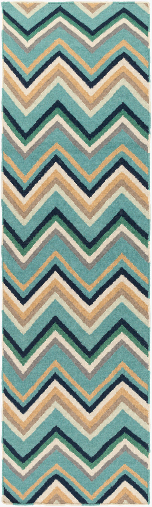 Frontier FT-595 8ft Runner Handmade Wool Runner Rug