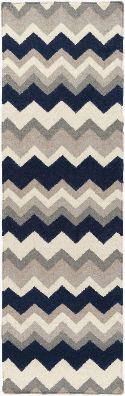Alfombra de lana hecha a mano Frontier FT-602 de 2,4 m