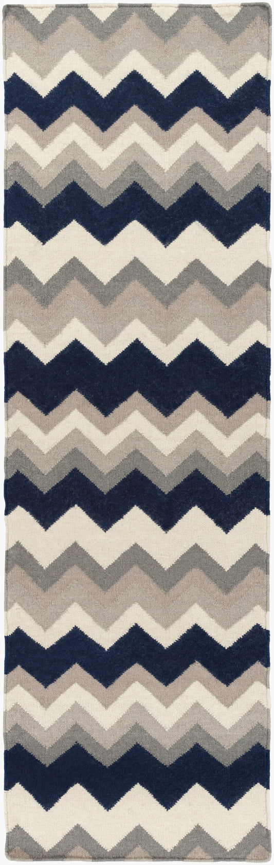 Alfombra de lana hecha a mano Frontier FT-602 de 2,4 m