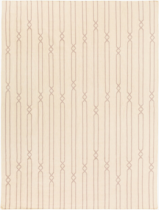 Alfombra de lana hecha a mano Frontier FT-612 de 8' x 11'
