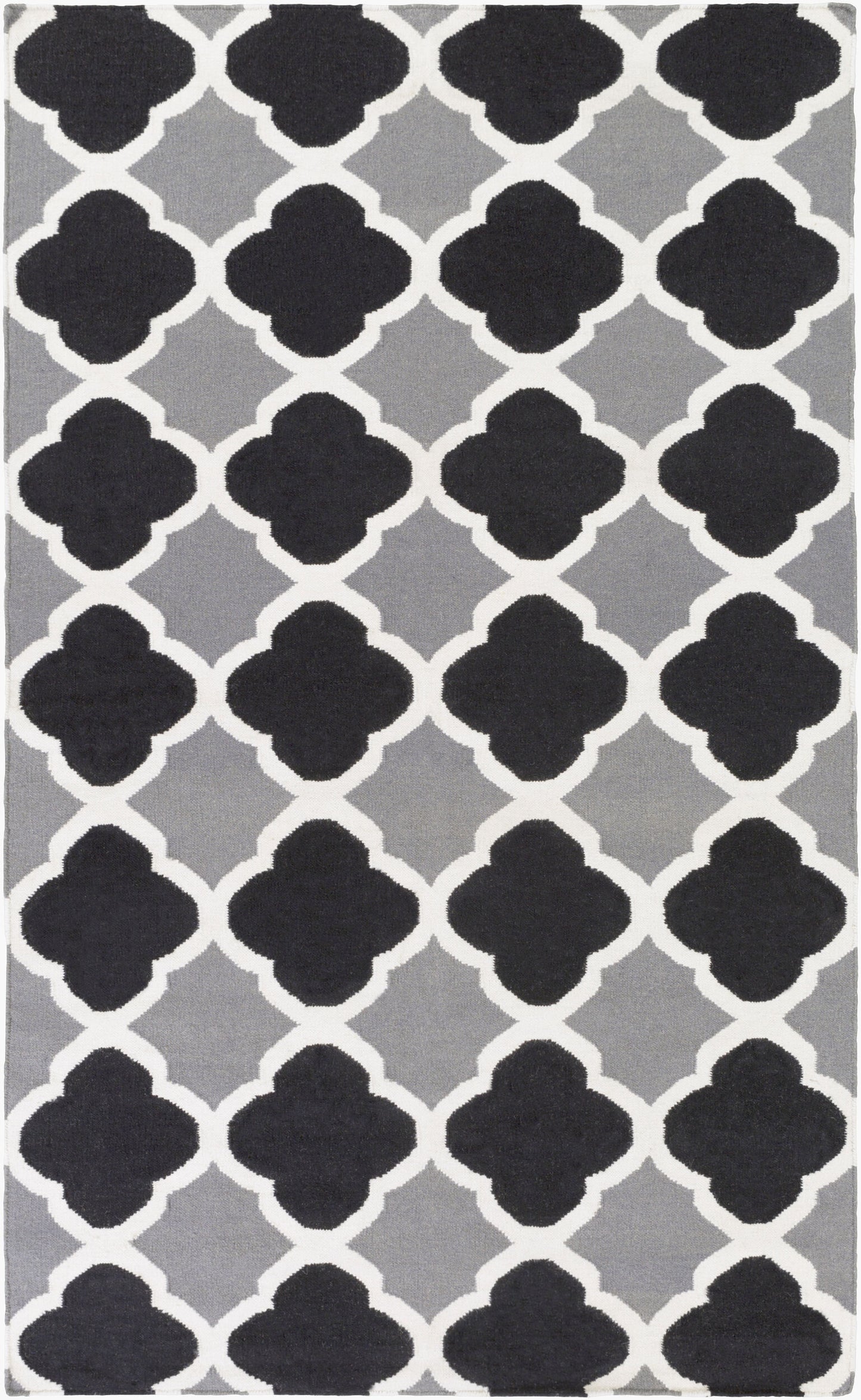 Alfombra decorativa de lana hecha a mano Frontier FT-66 de 3' x 5'