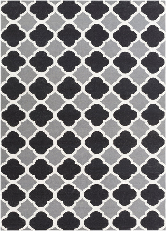 Alfombra de lana hecha a mano Frontier FT-66 de 8' x 11'