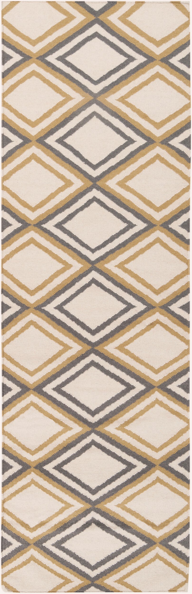 Alfombra de lana hecha a mano Frontier FT-85 de 8 pies