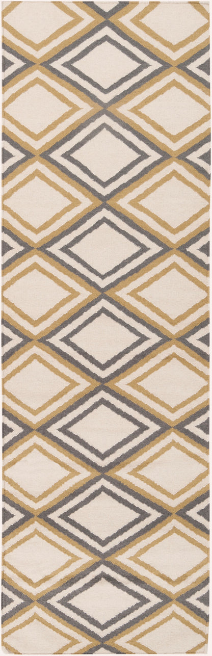 Alfombra de lana hecha a mano Frontier FT-85 de 8 pies