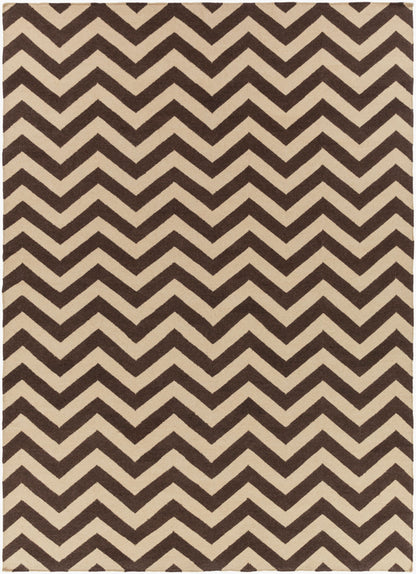 Alfombra de lana hecha a mano Frontier FT-99 de 8' x 11'