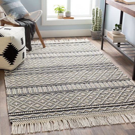 Farmhouse Tassels FTS-2300 2' x 3' Handmade Accent Rug
