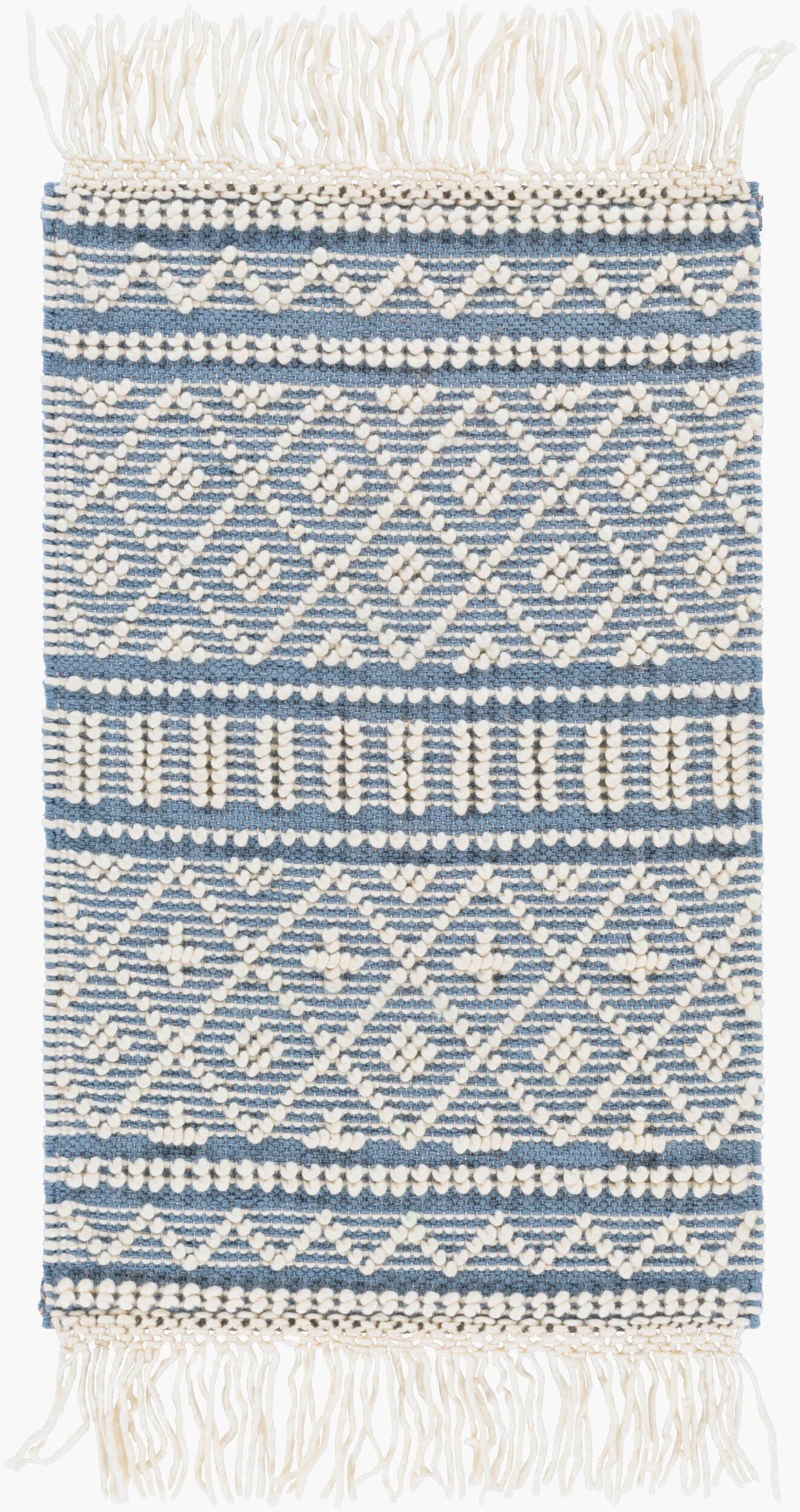 Farmhouse Tassels FTS-2301 2' x 3' Handmade Accent Rug
