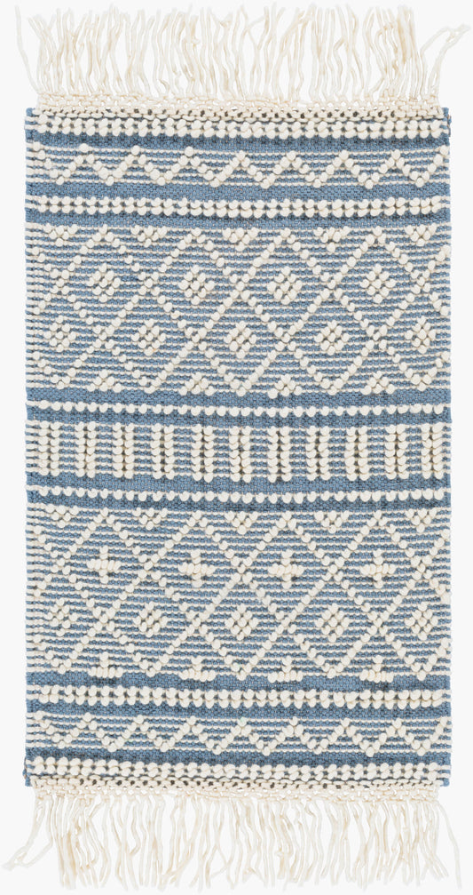 Farmhouse Tassels FTS-2301 2' x 3' Handmade Accent Rug