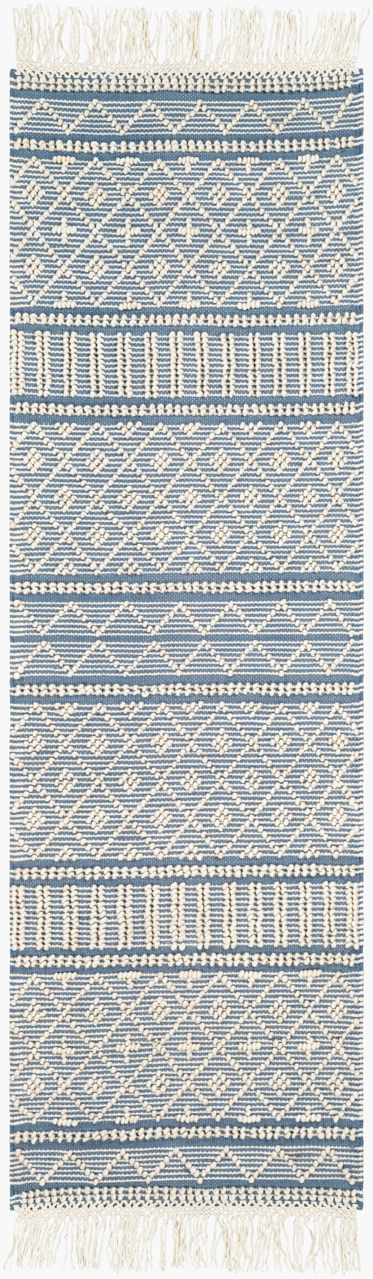 Farmhouse Tassels FTS-2301 8ft Runner Handmade Runner Rug