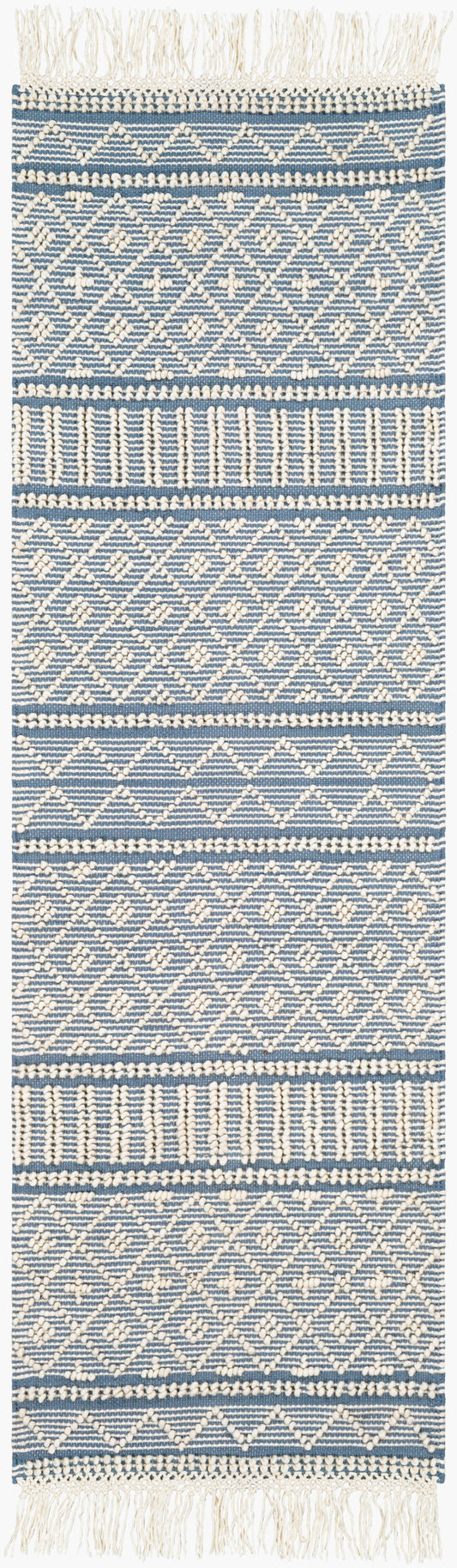 Farmhouse Tassels FTS-2301 8ft Runner Handmade Runner Rug