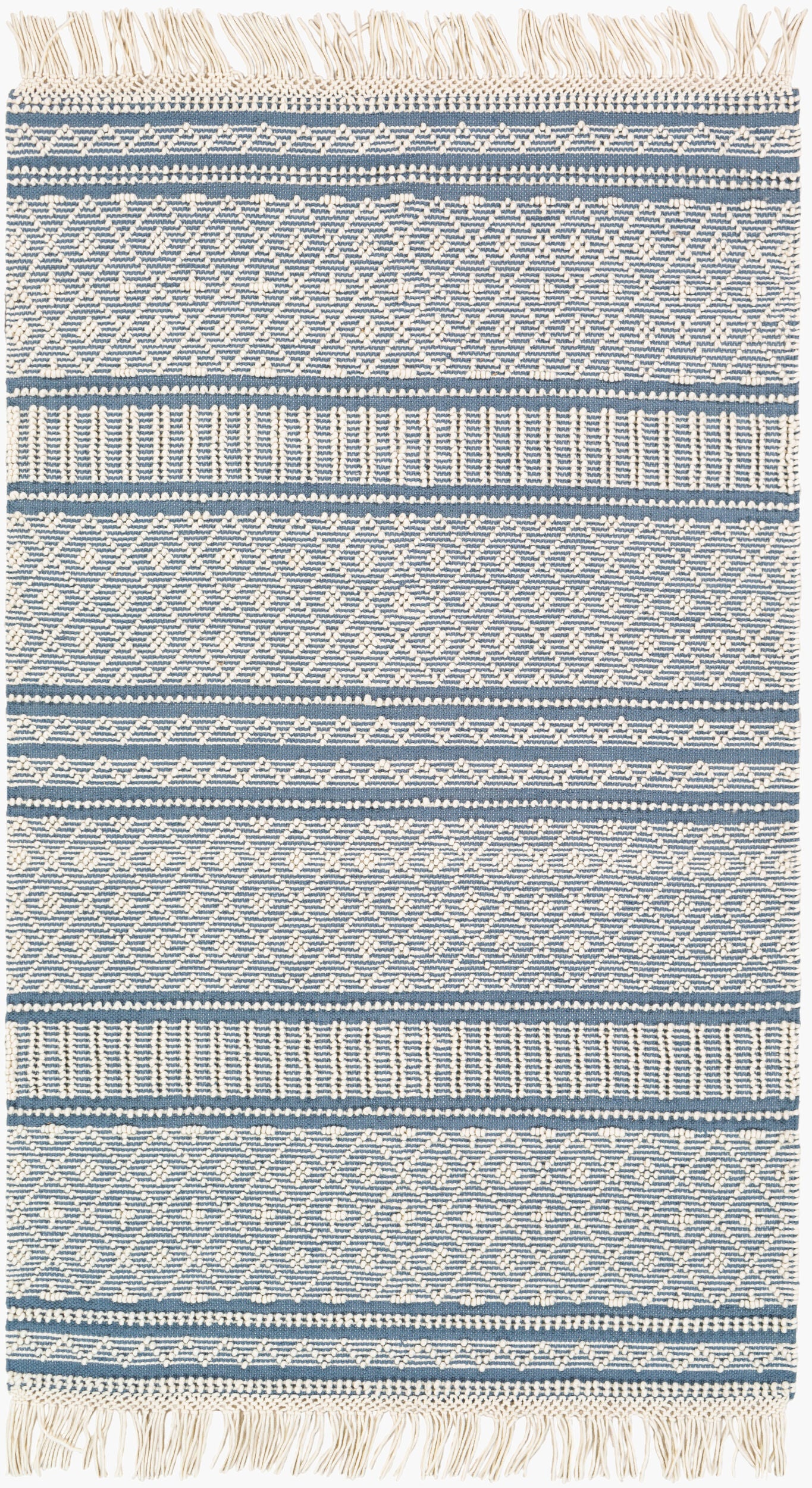 Farmhouse Tassels FTS-2301 3' x 5' Handmade Accent Rug