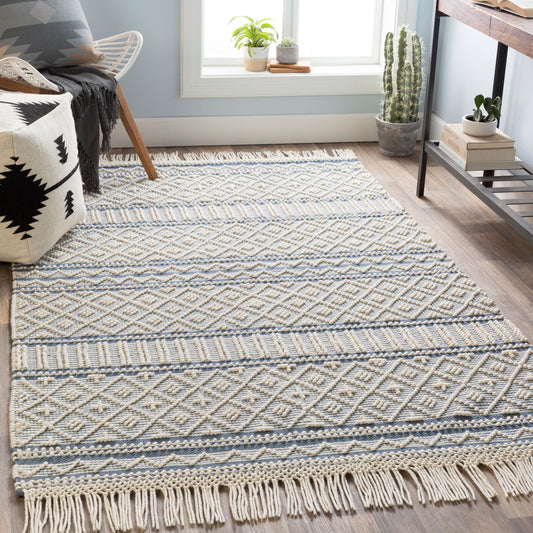 Farmhouse Tassels FTS-2301 3' x 5' Handmade Accent Rug