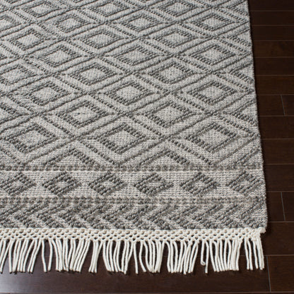 Alfombra hecha a mano con borlas de granja FTS-2302 de 2,44 m x 3 m