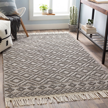 Alfombra hecha a mano con borlas de granja FTS-2302 de 2,44 m x 3 m