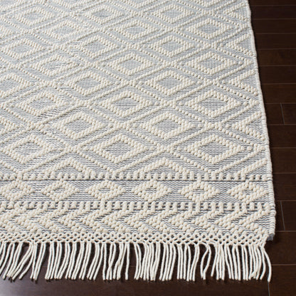 Alfombra decorativa hecha a mano con borlas de granja FTS-2303 de 2' x 3'