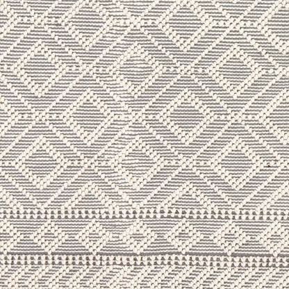 Alfombra decorativa hecha a mano con borlas de granja FTS-2303 de 2' x 3'