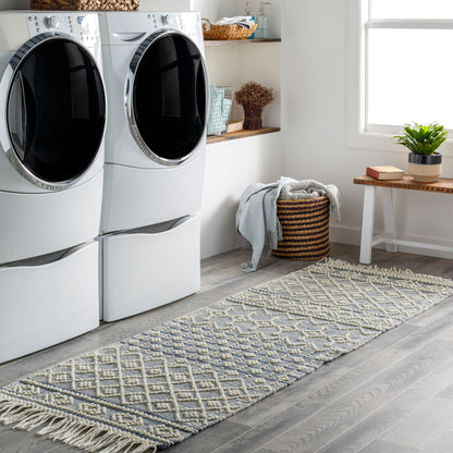 Farmhouse Tassels FTS-2304 8ft Runner Handmade Runner Rug