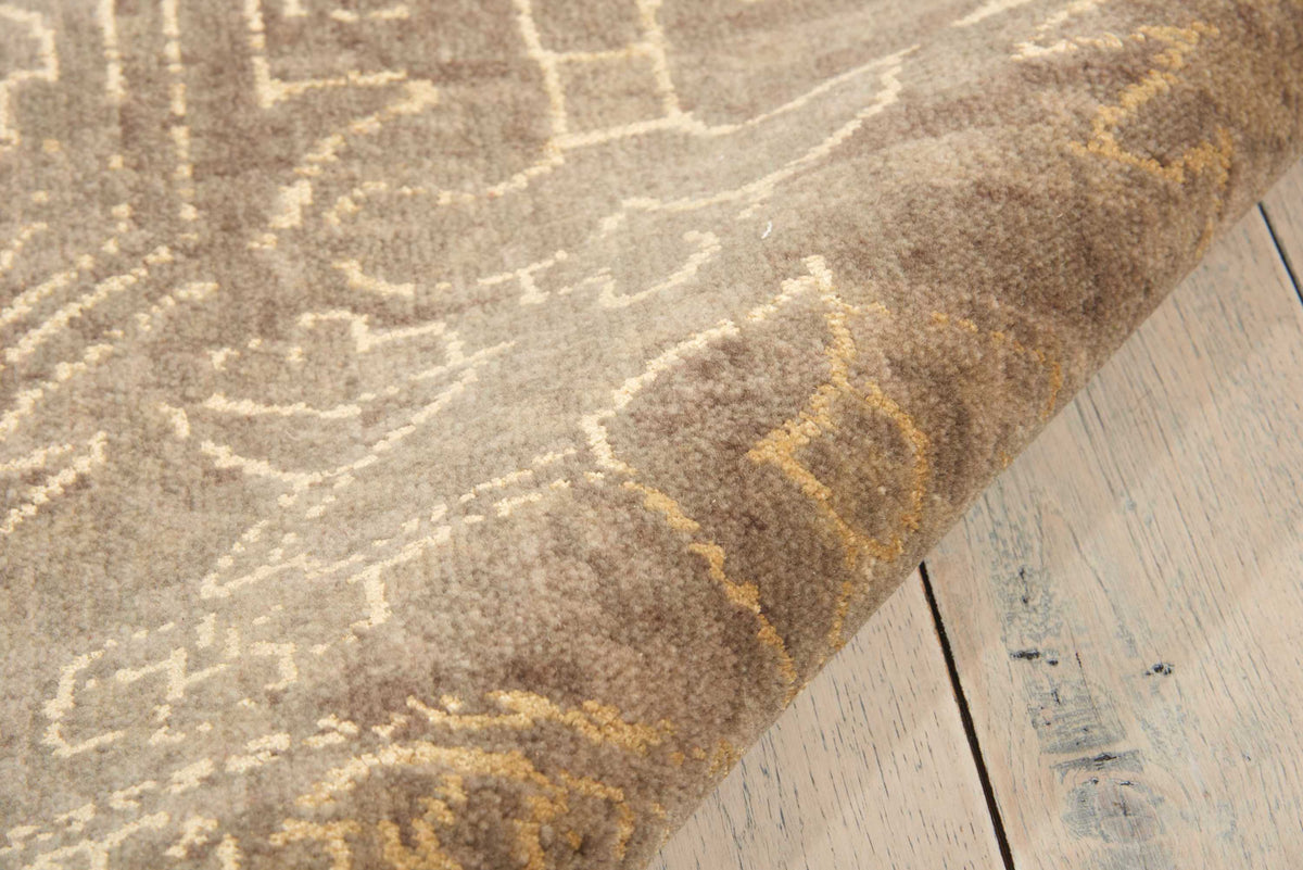Silken Allure SLK15 Taupe Loomed Rug