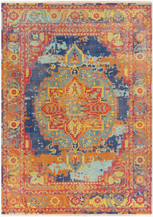 Alfombra de lana hecha a mano Festival FVL-1002 de 8' x 11'
