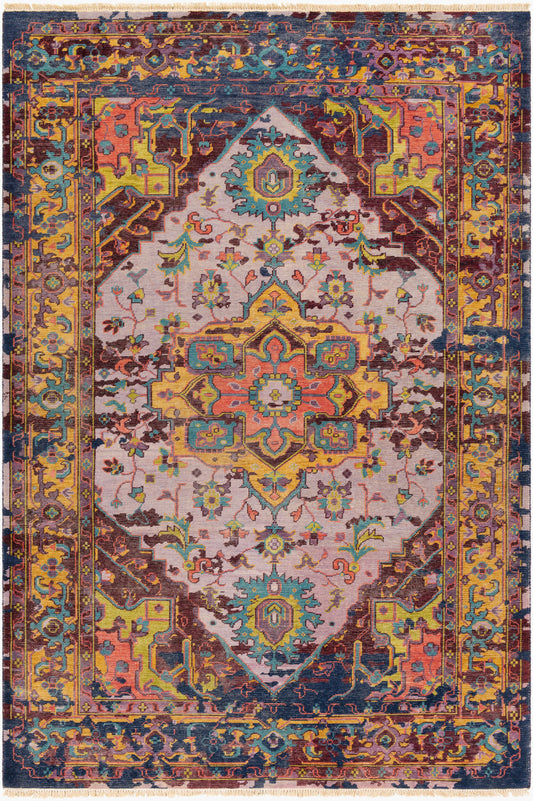 Festival FVL-1004 2' x 3' Handmade Wool Accent Rug