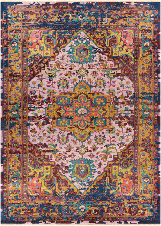 Alfombra de lana hecha a mano Festival FVL-1004 de 2,44 m x 3,34 m