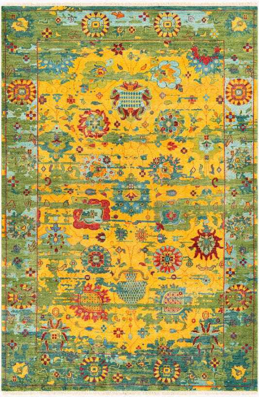 Festival FVL-1005 2' x 3' Handmade Wool Accent Rug