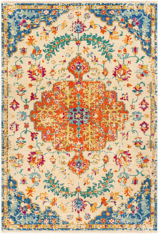 Festival FVL-1006 2' x 3' Handmade Wool Accent Rug
