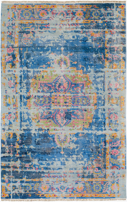 Alfombra de lana hecha a mano Festival FVL-1007 de 2,7 x 3,6 m