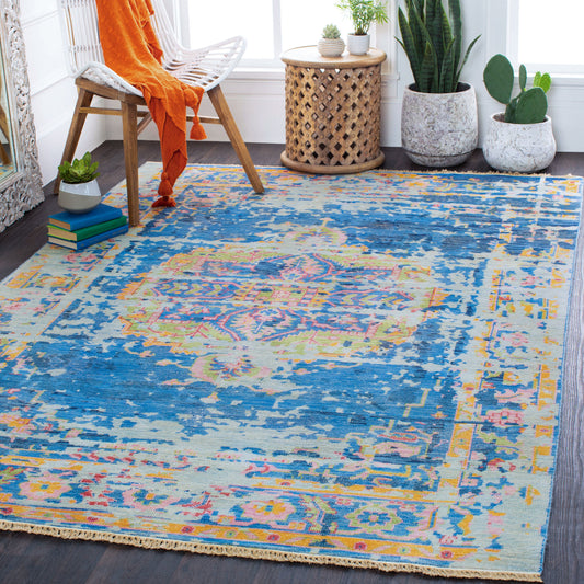 Alfombra de lana hecha a mano Festival FVL-1007 de 2,7 x 3,6 m