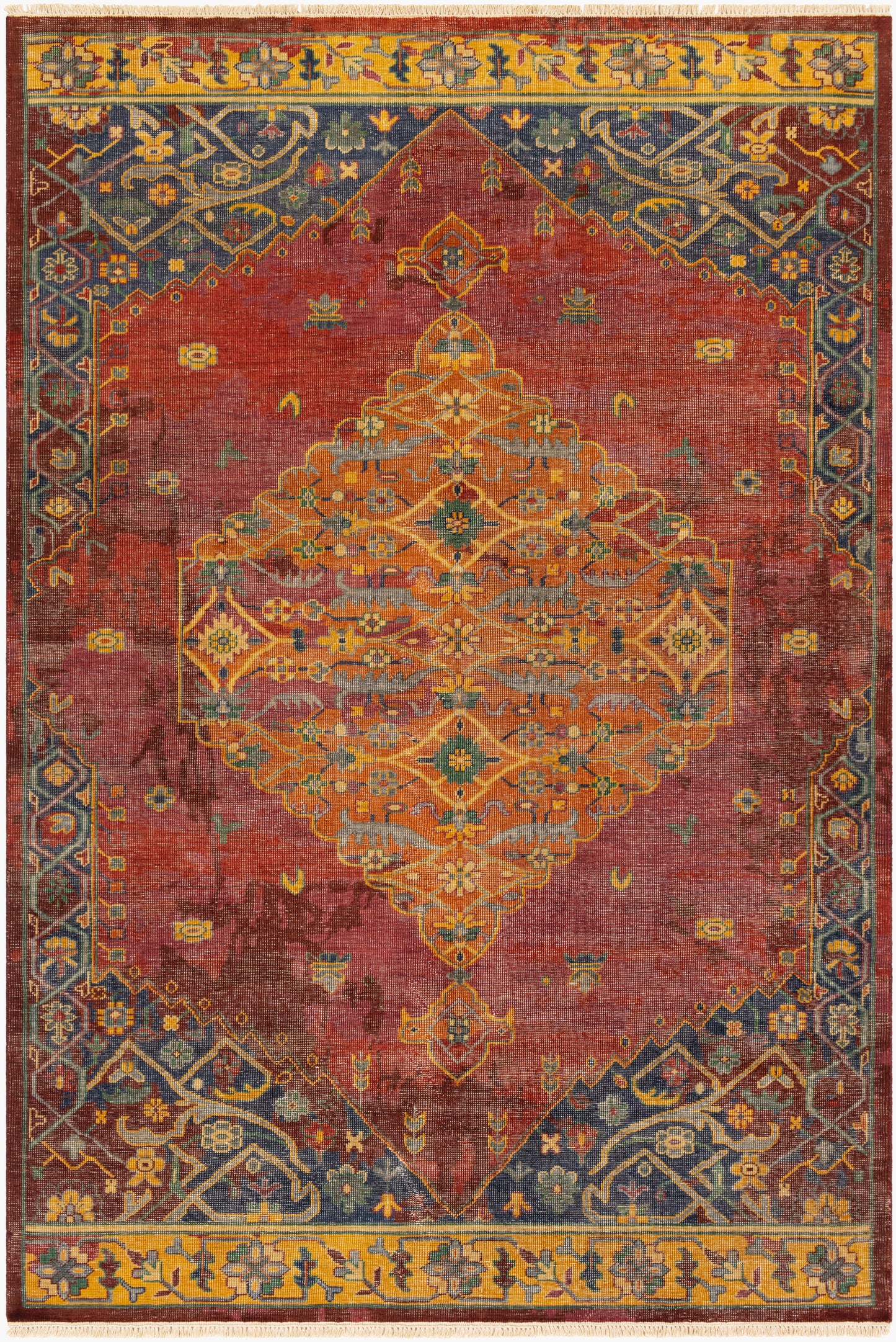 Festival FVL-1008 2' x 3' Handmade Wool Accent Rug